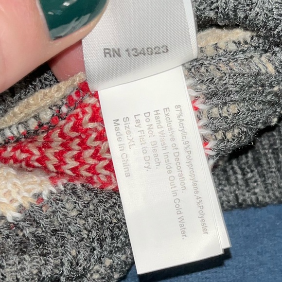 🐾 Pup Crew Bones Split Neck Dog Sweater - Picture 5 of 6